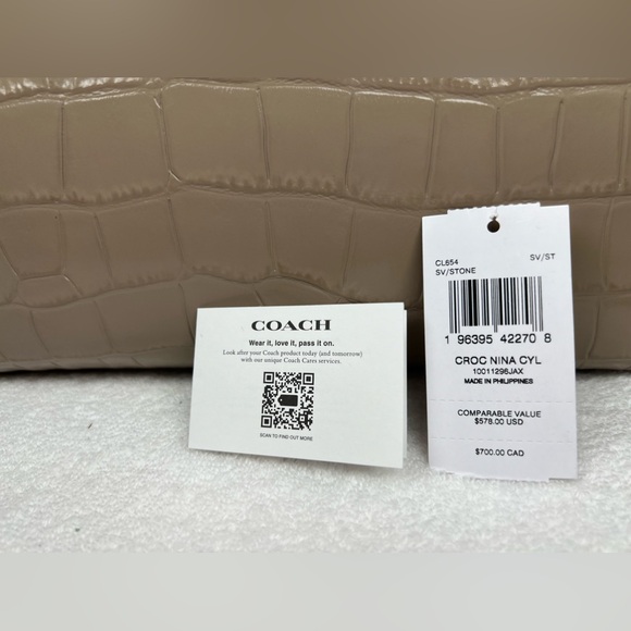Coach Alligator tote and Wallet. NWT - Picture 8 of 14